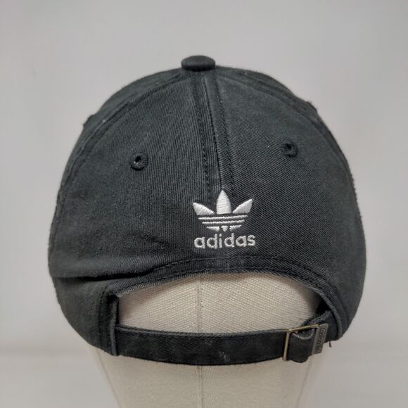 Adidas Trefoil Women's Slideback Hat Solid Black OSFW Embroidered - Picture 5 of 8